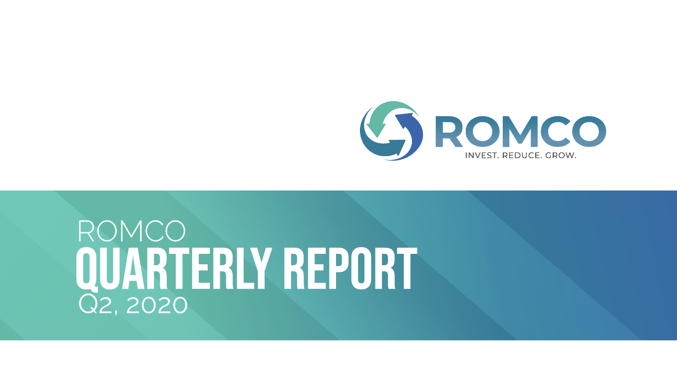 Q2, 2021 Report Released — Record Prices And Furnace Upgrades See Record Revenue For Romco