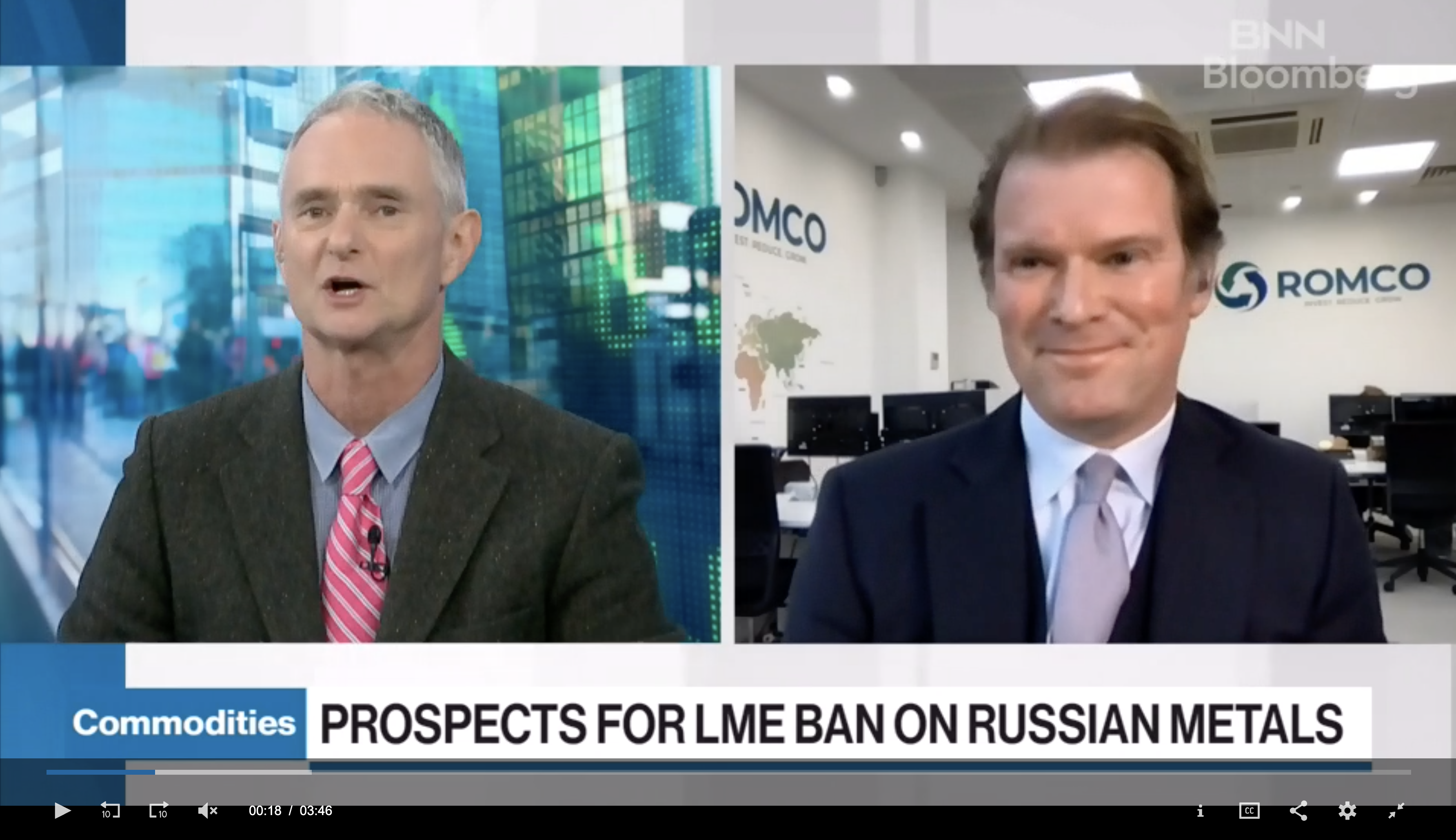 Read more about the article BNN Bloomberg VIDEO — It’s a ‘powder keg scenario’ for base metals: Romco Group’s Keith Wildie